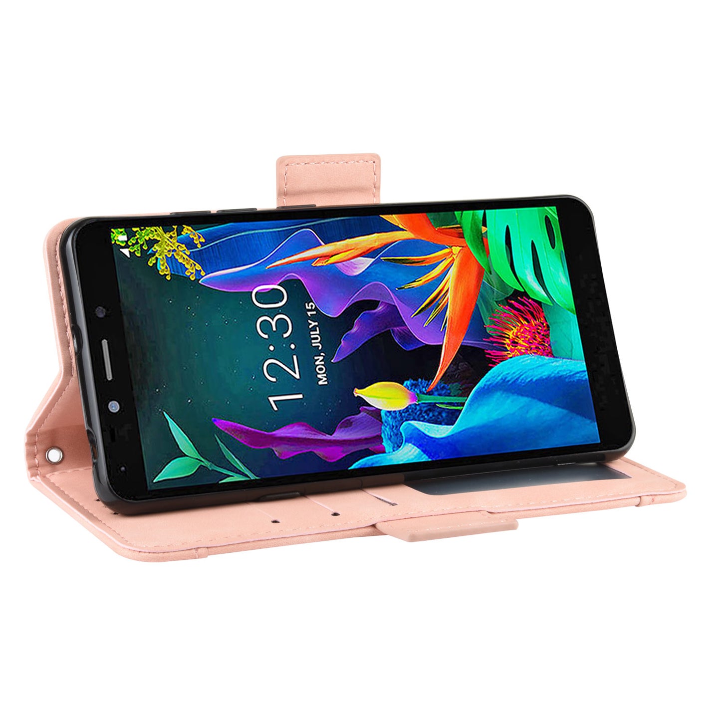 Wallet Leather Stand Phone Cover Case for LG K20 (2019)