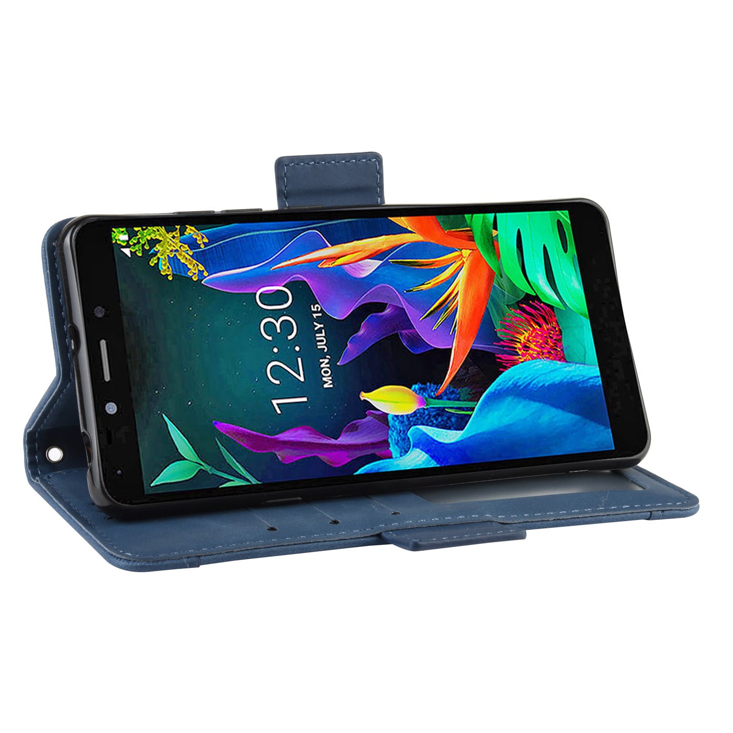 Wallet Leather Stand Phone Cover Case for LG K20 (2019)