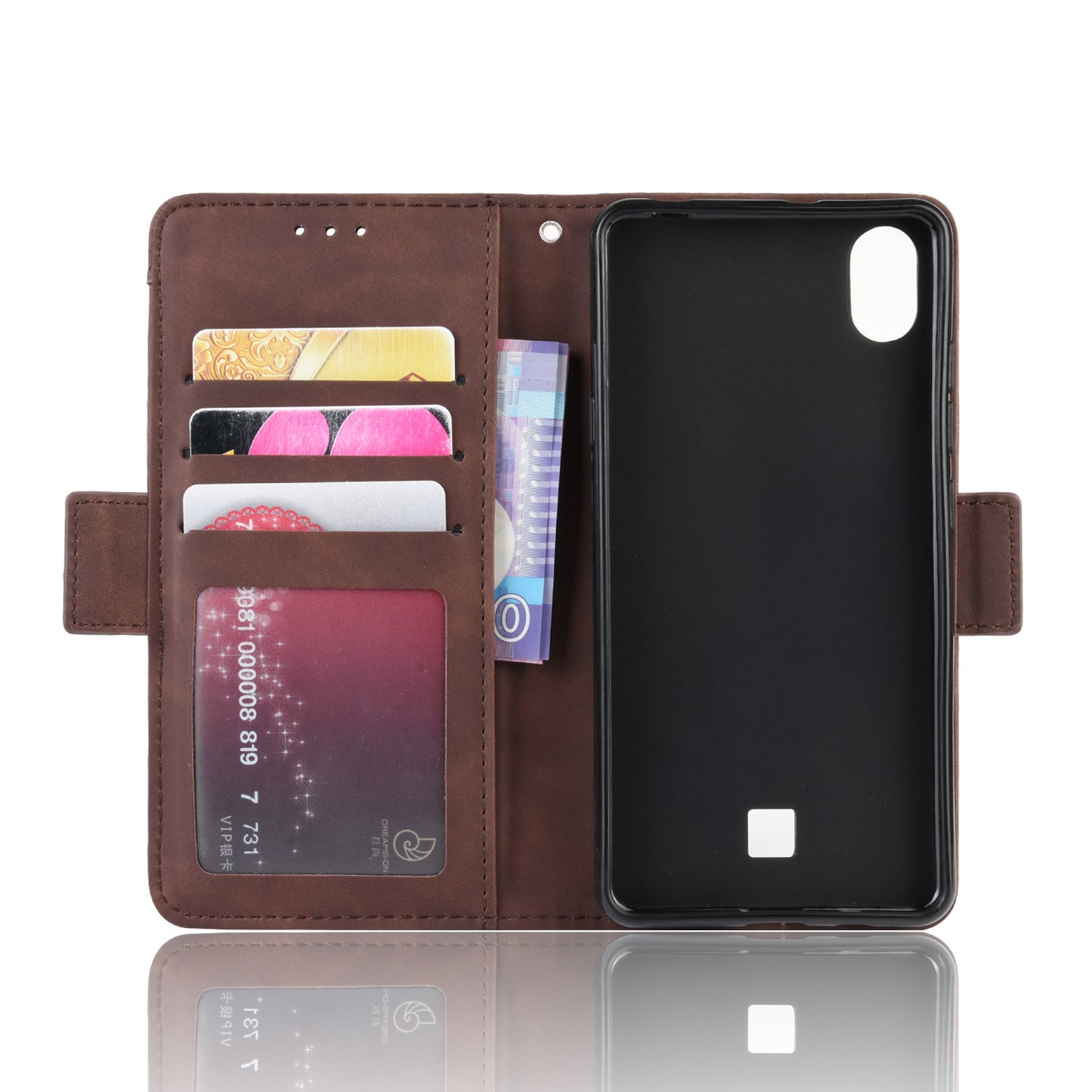 Wallet Leather Stand Phone Cover Case for LG K20 (2019)