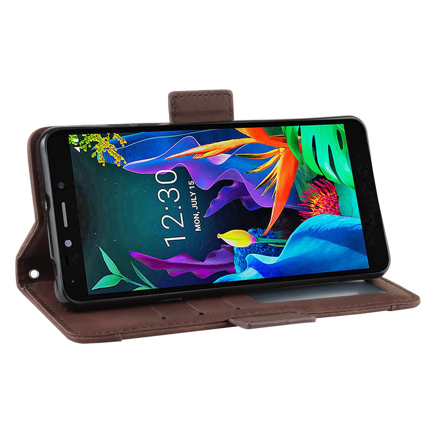 Wallet Leather Stand Phone Cover Case for LG K20 (2019)