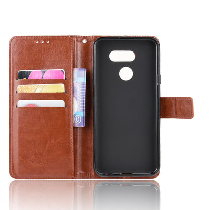 Crazy Horse Magnetic Leather Stand Case for LG K40S