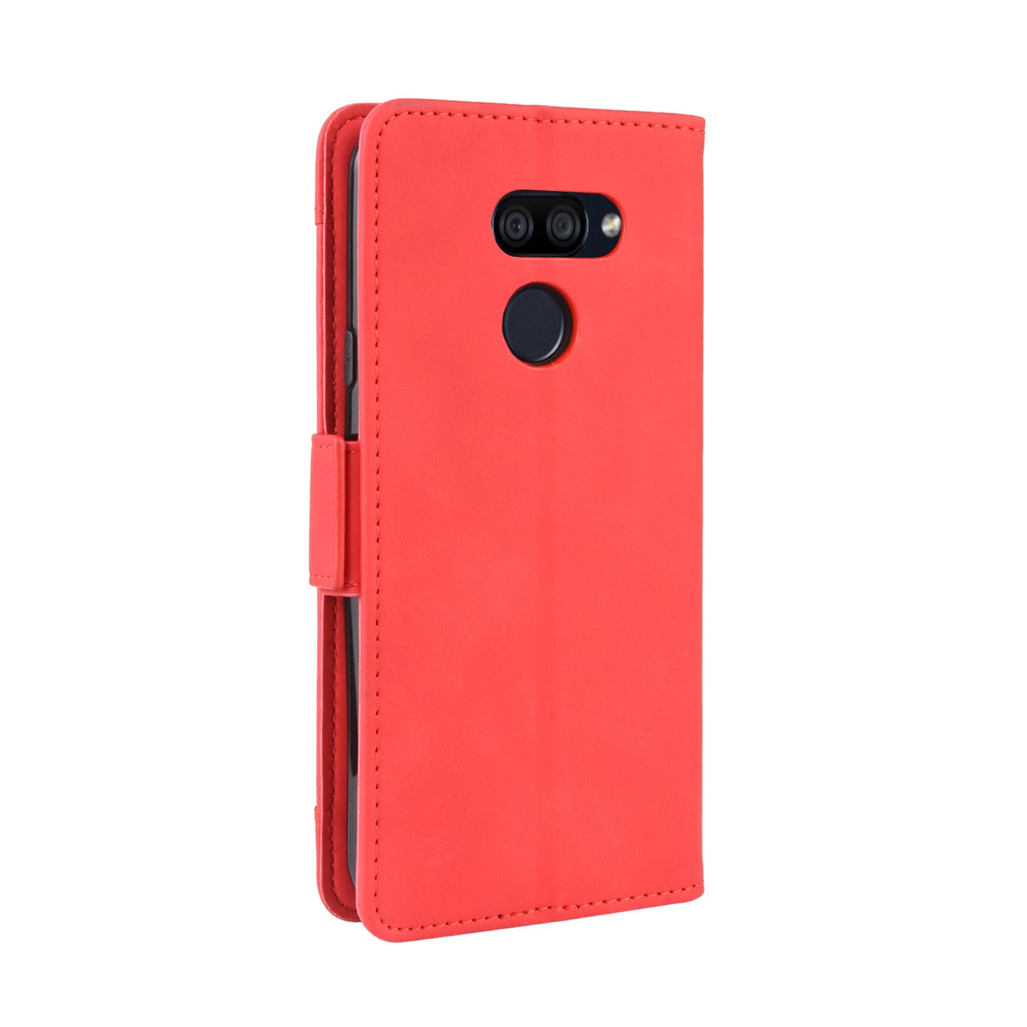 Wallet Stand Leather Protective Phone Case with Multiple Card Slots for LG K40S