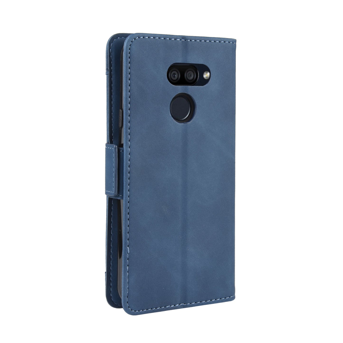 Wallet Stand Leather Protective Phone Case with Multiple Card Slots for LG K40S