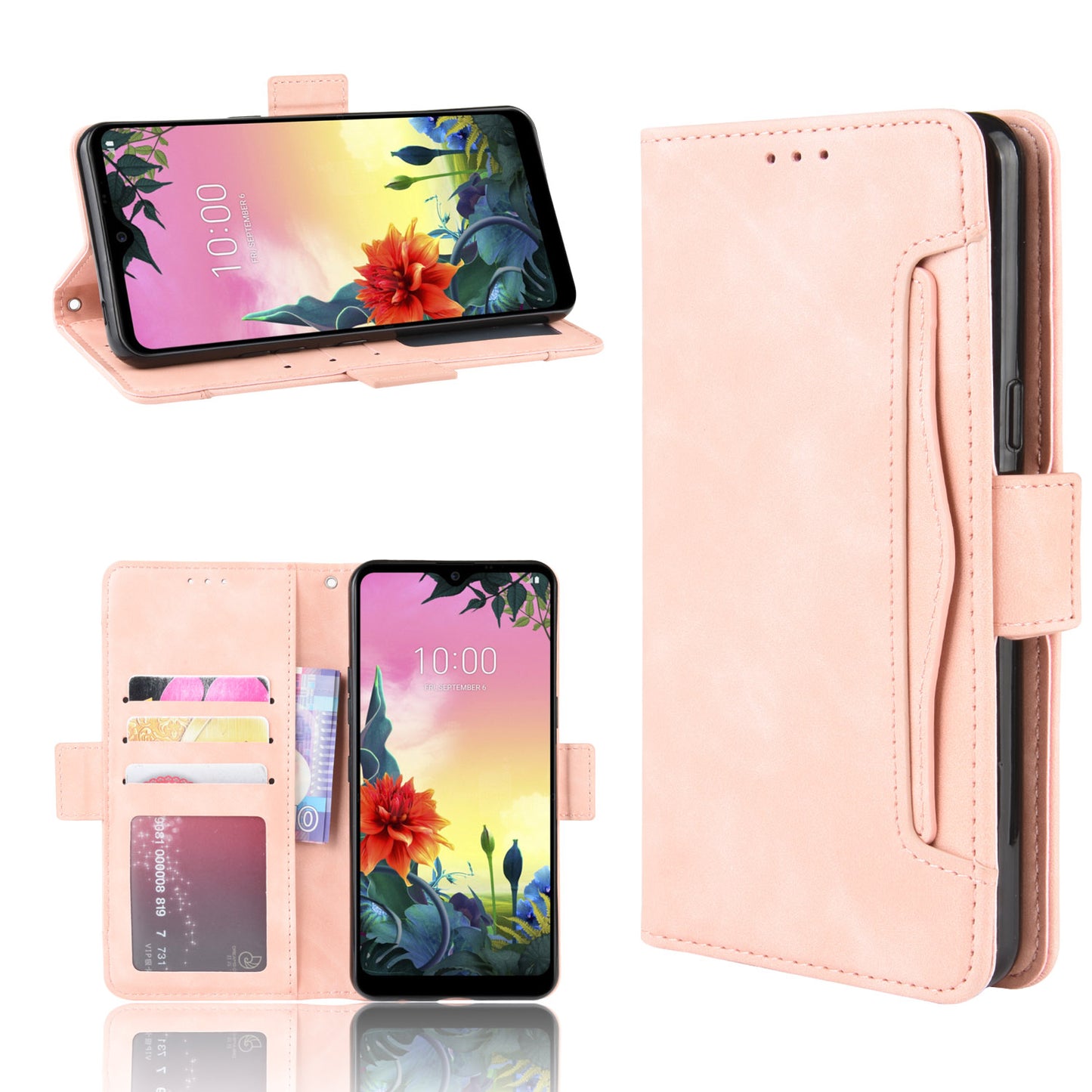 PU Leather with Multiple Card Slots Style Shell for LG K50S
