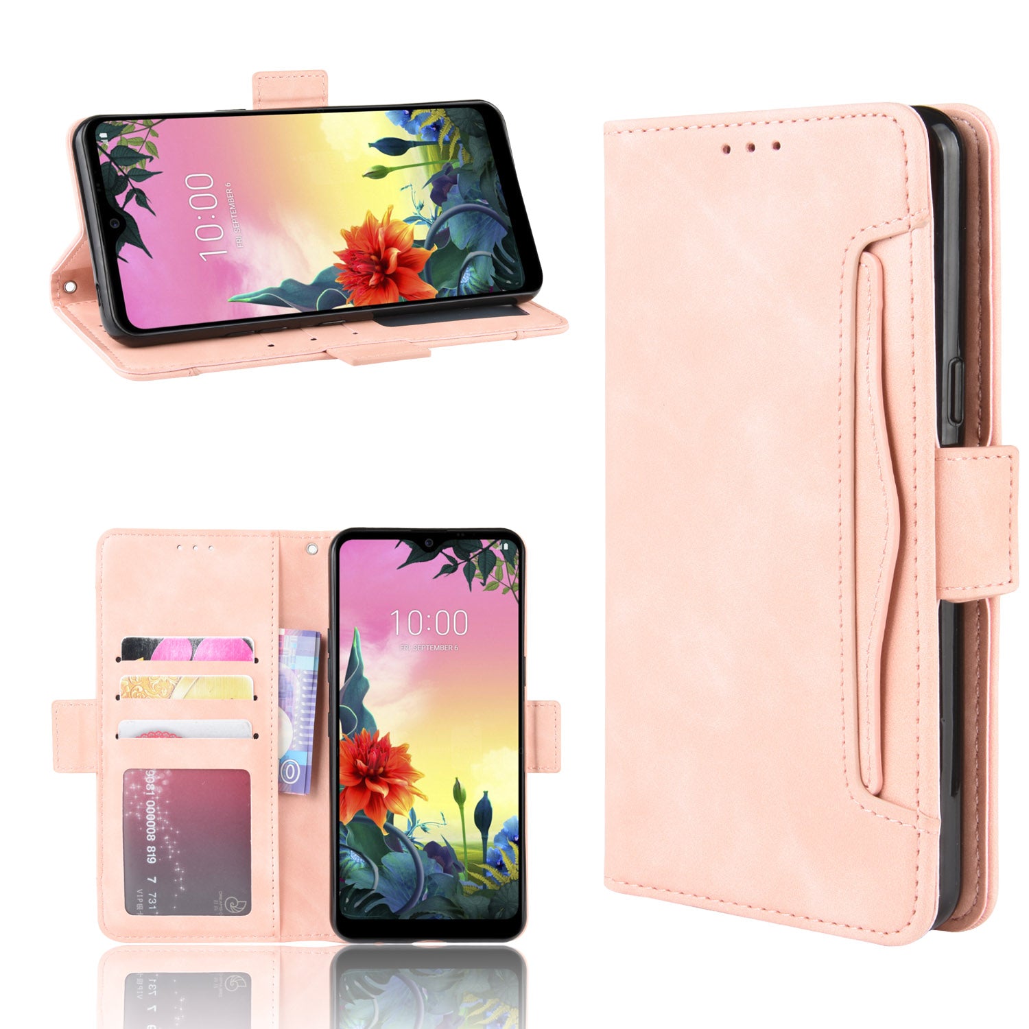 PU Leather with Multiple Card Slots Style Shell for LG K50S