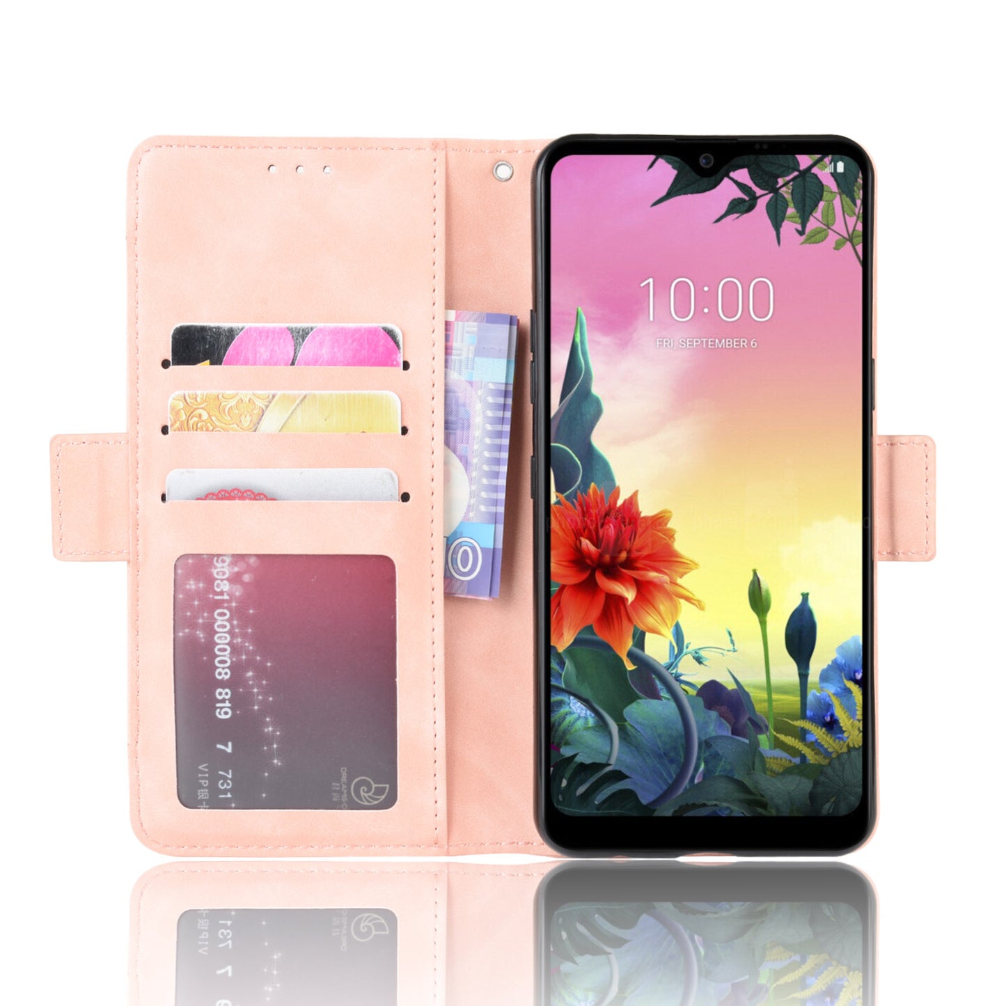 PU Leather with Multiple Card Slots Style Shell for LG K50S