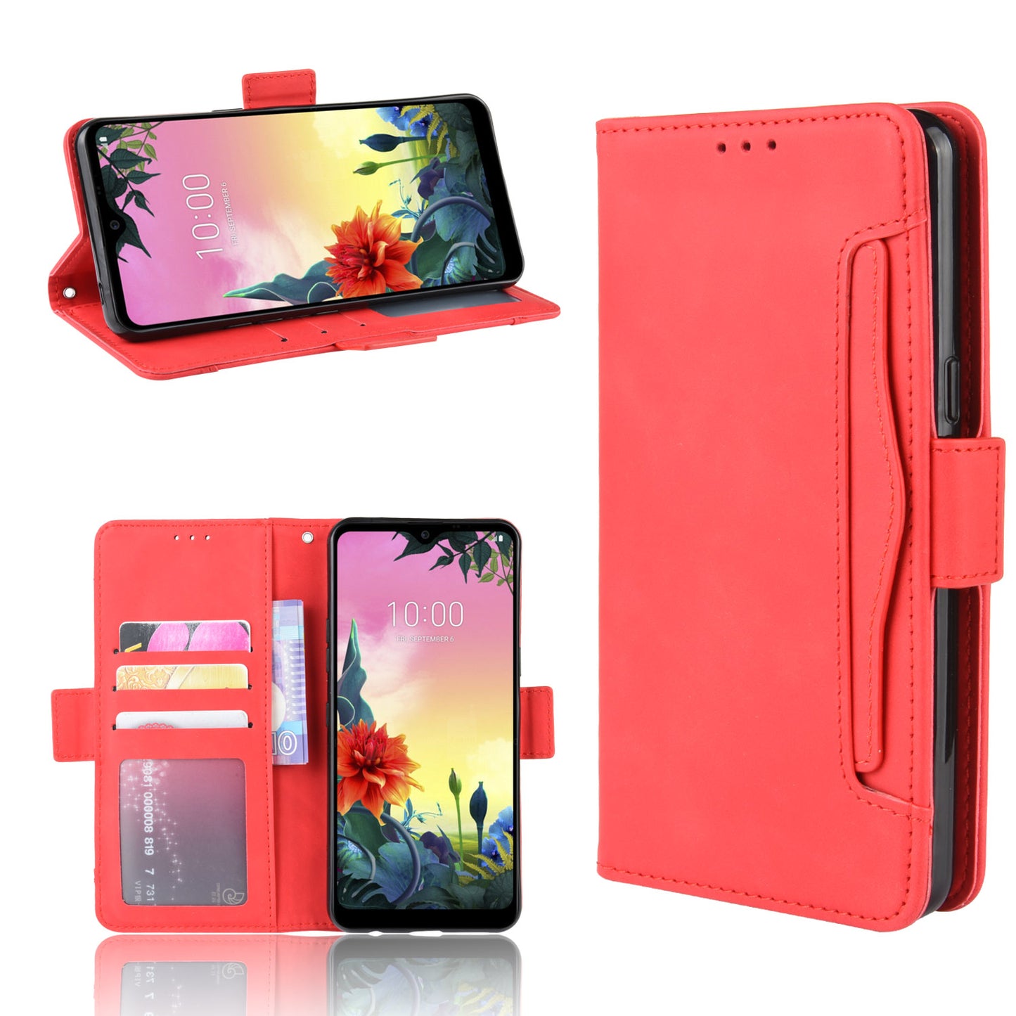 PU Leather with Multiple Card Slots Style Shell for LG K50S