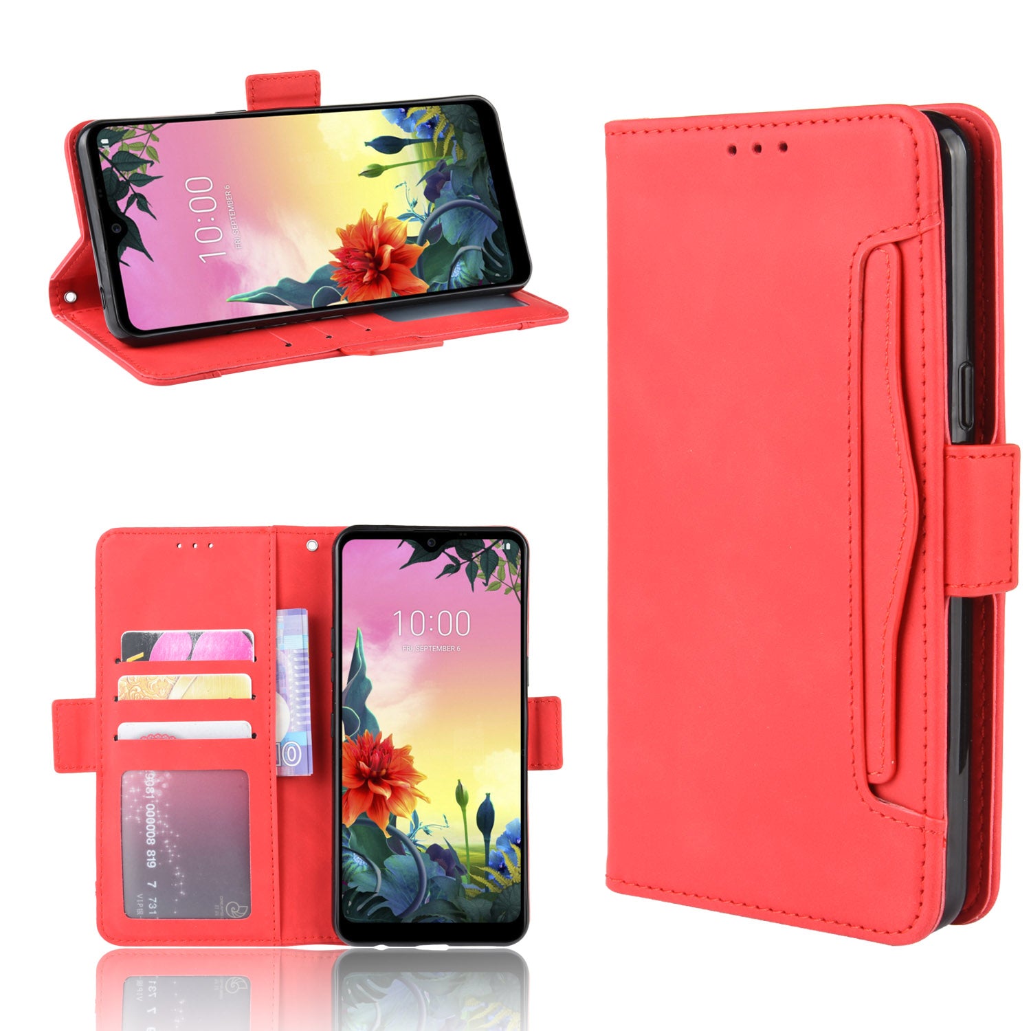 PU Leather with Multiple Card Slots Style Shell for LG K50S