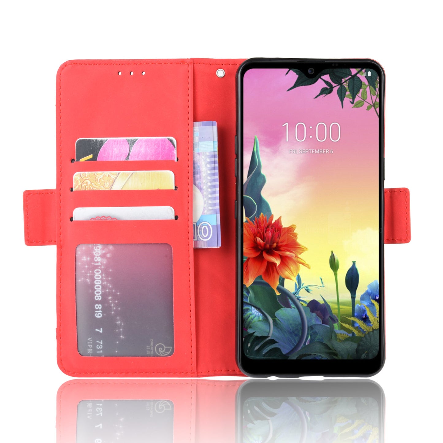 PU Leather with Multiple Card Slots Style Shell for LG K50S