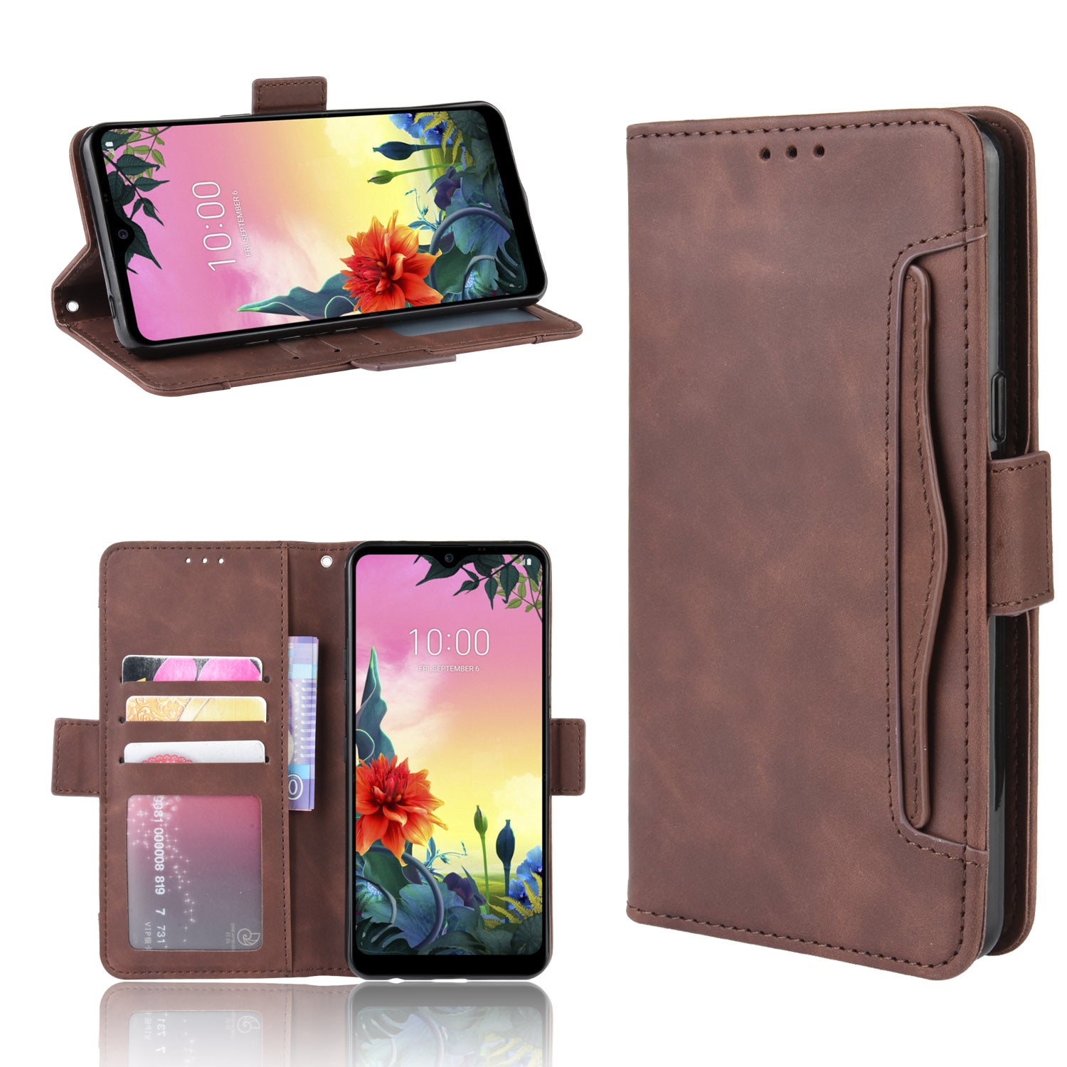 PU Leather with Multiple Card Slots Style Shell for LG K50S