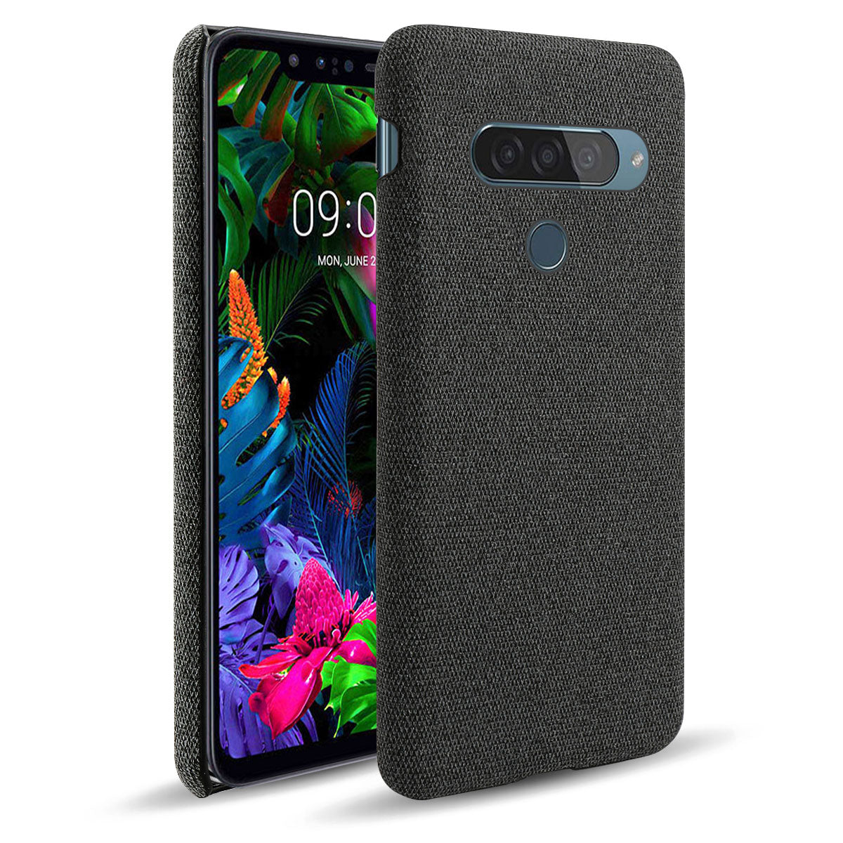 KSQ Cloth Coated PC Mobile Protective Phone Case Cover for LG G8s ThinQ