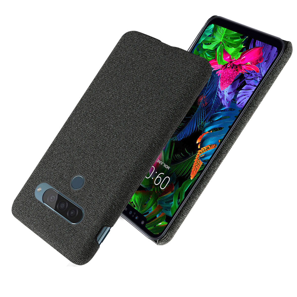KSQ Cloth Coated PC Mobile Protective Phone Case Cover for LG G8s ThinQ
