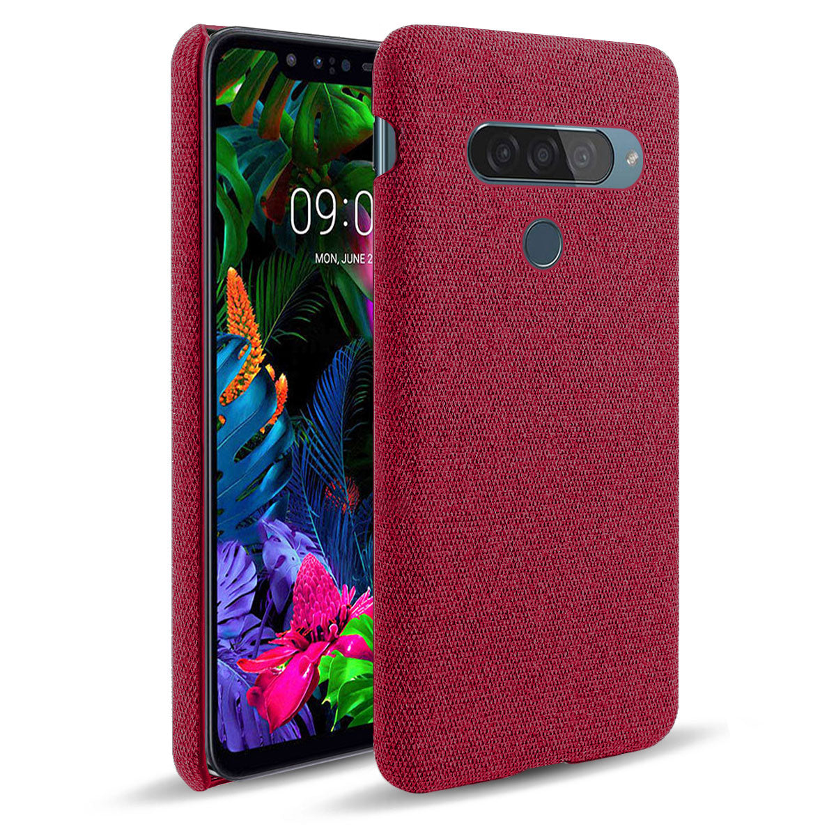KSQ Cloth Coated PC Mobile Protective Phone Case Cover for LG G8s ThinQ