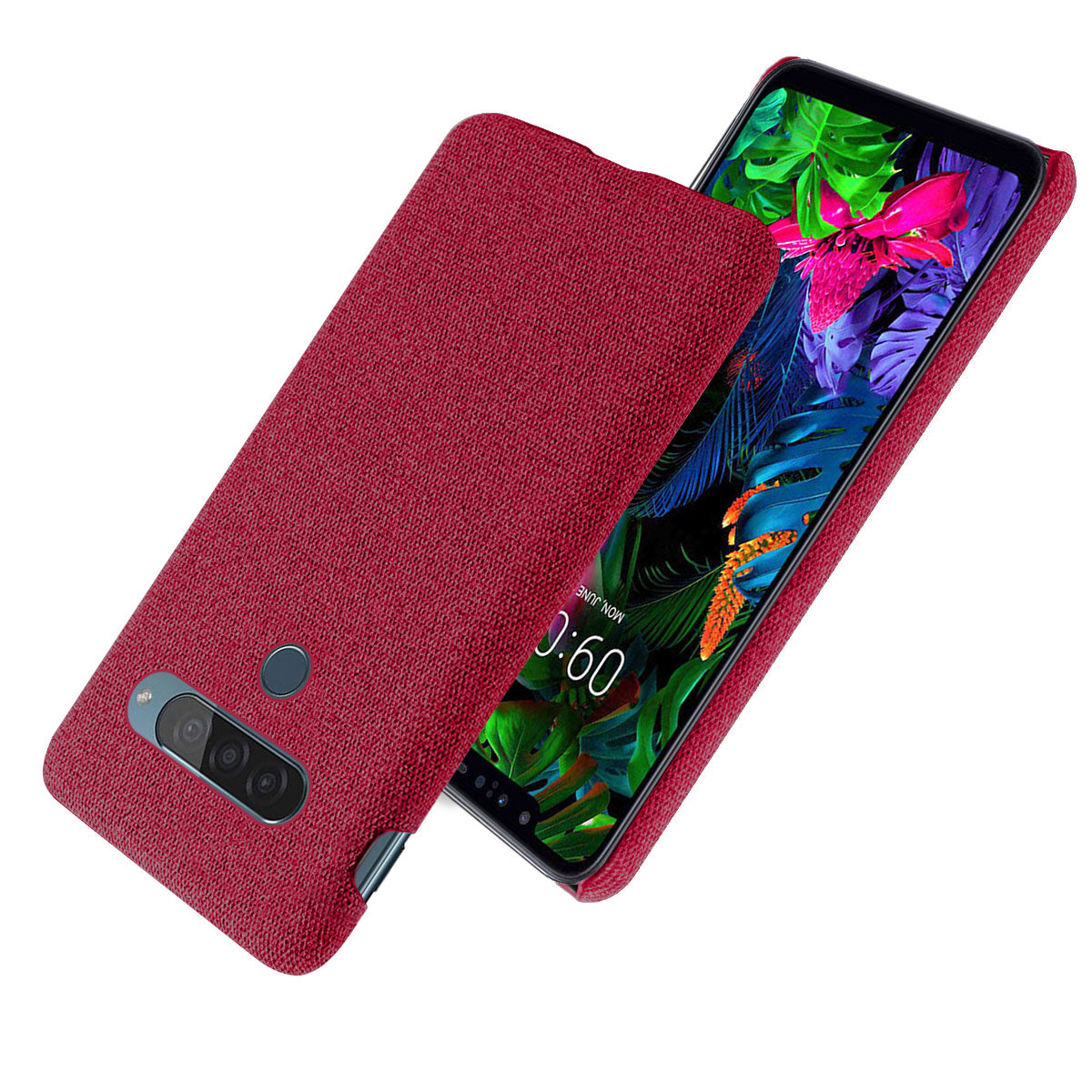 KSQ Cloth Coated PC Mobile Protective Phone Case Cover for LG G8s ThinQ