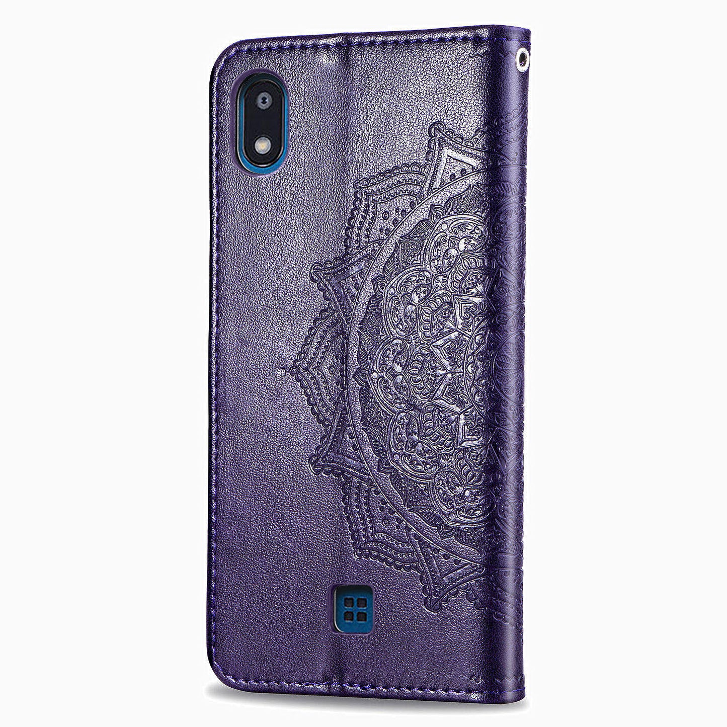 Embossed Mandala Flower Wallet Leather Stand Phone Cover for LG K20 (2019)