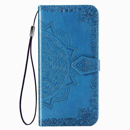 Embossed Mandala Flower Wallet Leather Stand Phone Cover for LG K20 (2019)