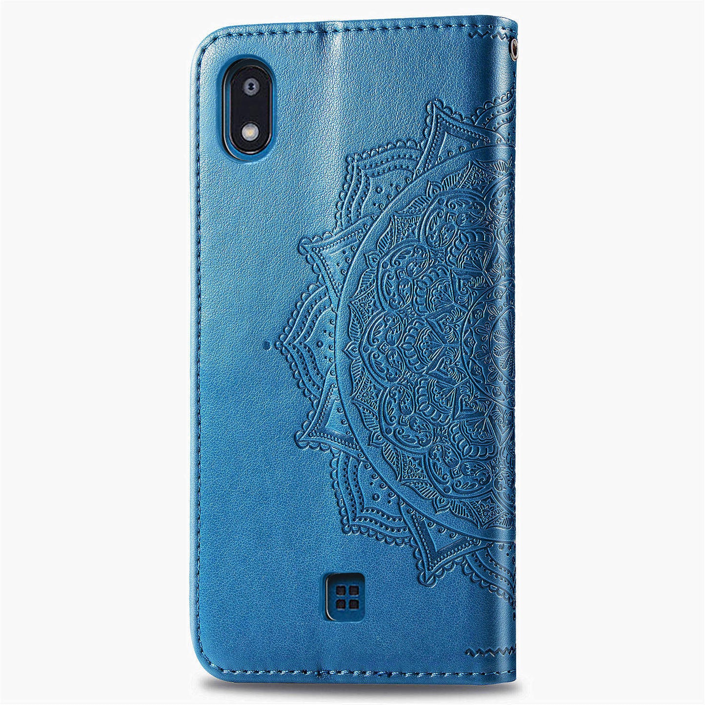 Embossed Mandala Flower Wallet Leather Stand Phone Cover for LG K20 (2019)