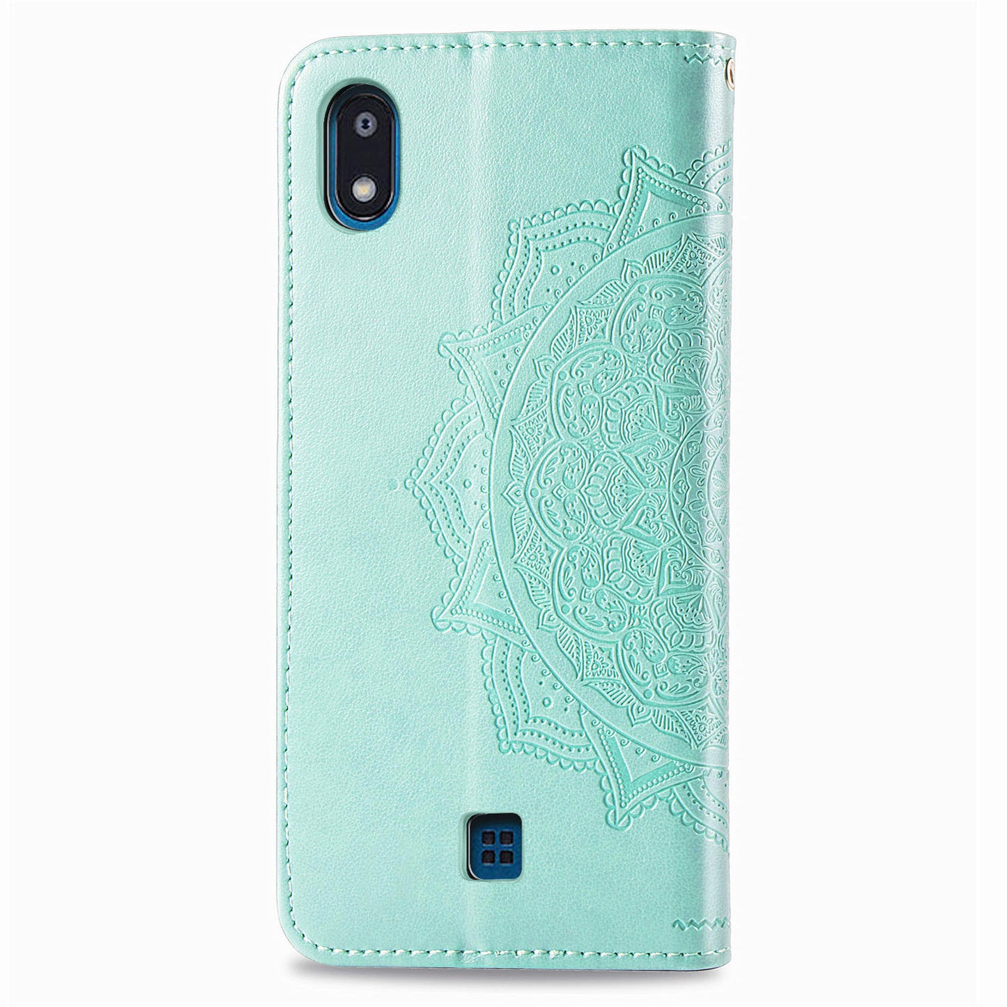 Embossed Mandala Flower Wallet Leather Stand Phone Cover for LG K20 (2019)