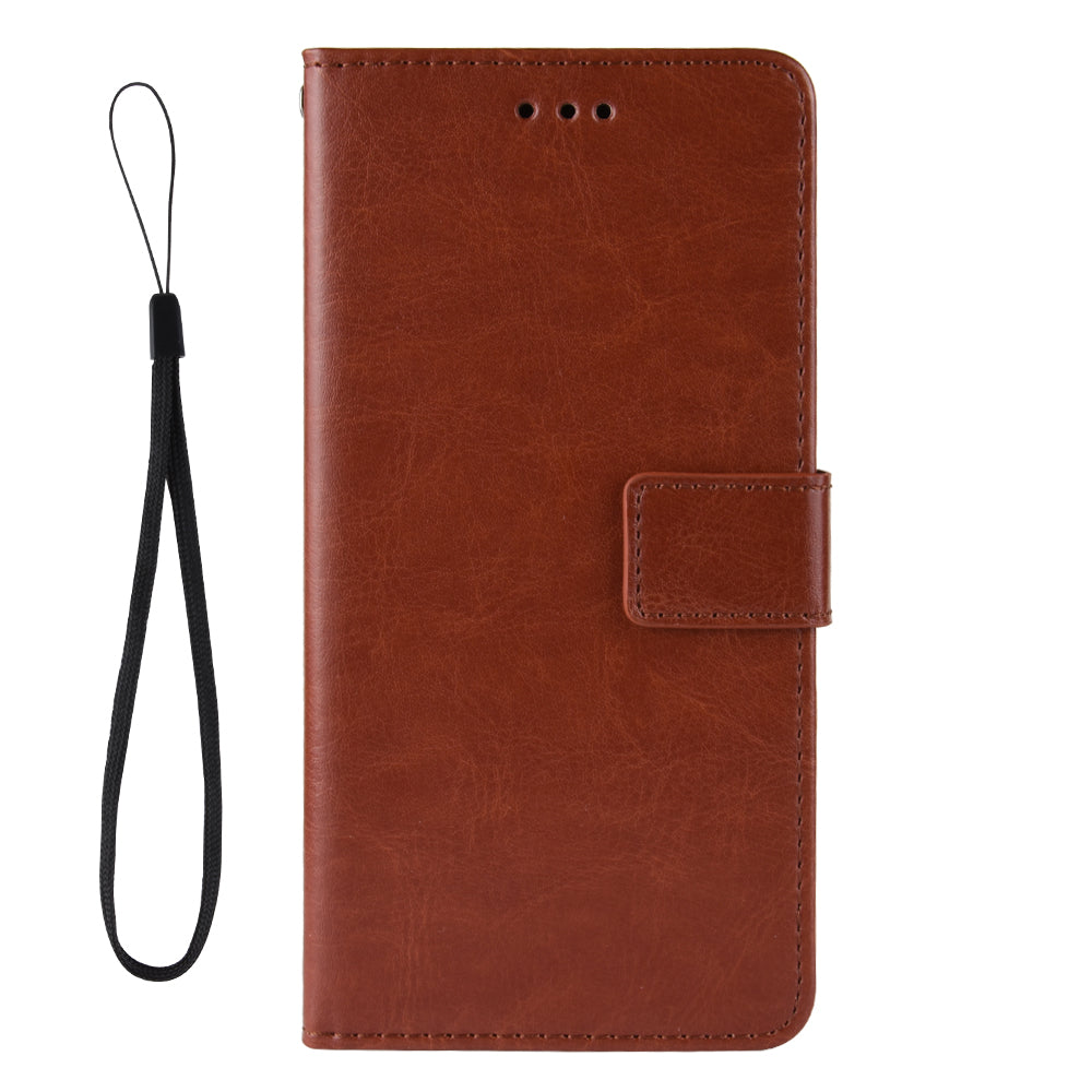 Crazy Horse Wallet Leather Stand Case for LG K50S