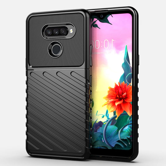 Thunder Series Twill Texture Soft TPU Back Case for LG K50S