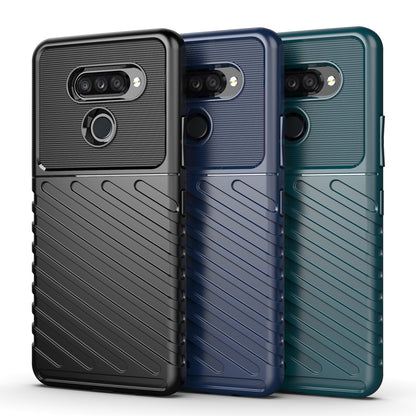 Thunder Series Twill Texture Soft TPU Back Case for LG K50S