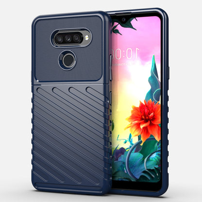 Thunder Series Twill Texture Soft TPU Back Case for LG K50S