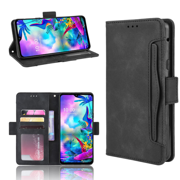 Wallet Stand Flip Leather Phone Cover for LG G8X ThinQ/V50S ThinQ 5G