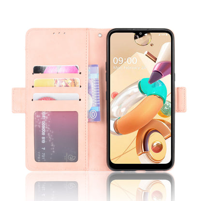 Multiple Card Slots Leather Wallet Protector Cover for LG K51S/K41S