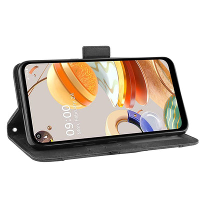 Stand PU Leather Cover with Multiple Card Slots for LG K61