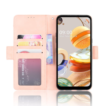 Stand PU Leather Cover with Multiple Card Slots for LG K61