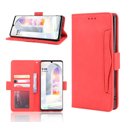 Wallet Leather Phone Case with Multiple Card Slots for LG Velvet