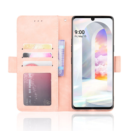 Wallet Leather Phone Case with Multiple Card Slots for LG Velvet