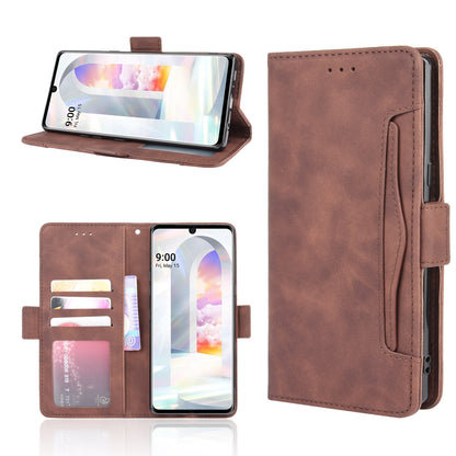 Wallet Leather Phone Case with Multiple Card Slots for LG Velvet