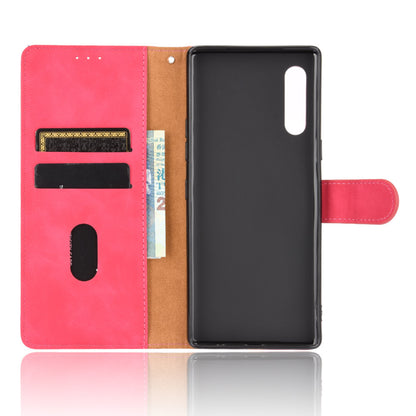 Skin-touch Wallet Stand Leather Cell Phone Cover for LG Velvet