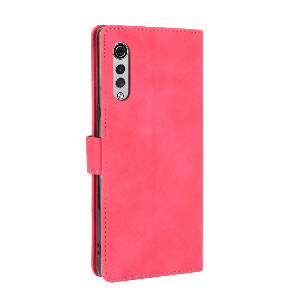 Skin-touch Wallet Stand Leather Cell Phone Cover for LG Velvet