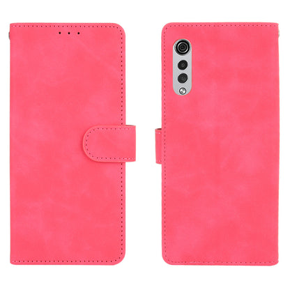 Skin-touch Wallet Stand Leather Cell Phone Cover for LG Velvet