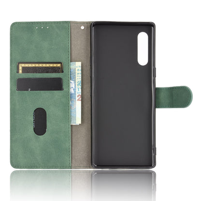 Skin-touch Wallet Stand Leather Cell Phone Cover for LG Velvet