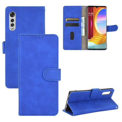 Skin-touch Wallet Stand Leather Cell Phone Cover for LG Velvet