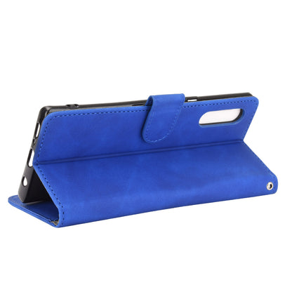 Skin-touch Wallet Stand Leather Cell Phone Cover for LG Velvet