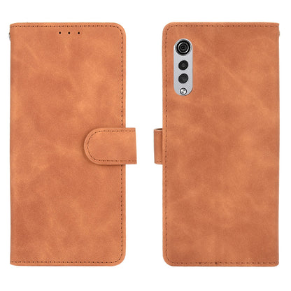 Skin-touch Wallet Stand Leather Cell Phone Cover for LG Velvet