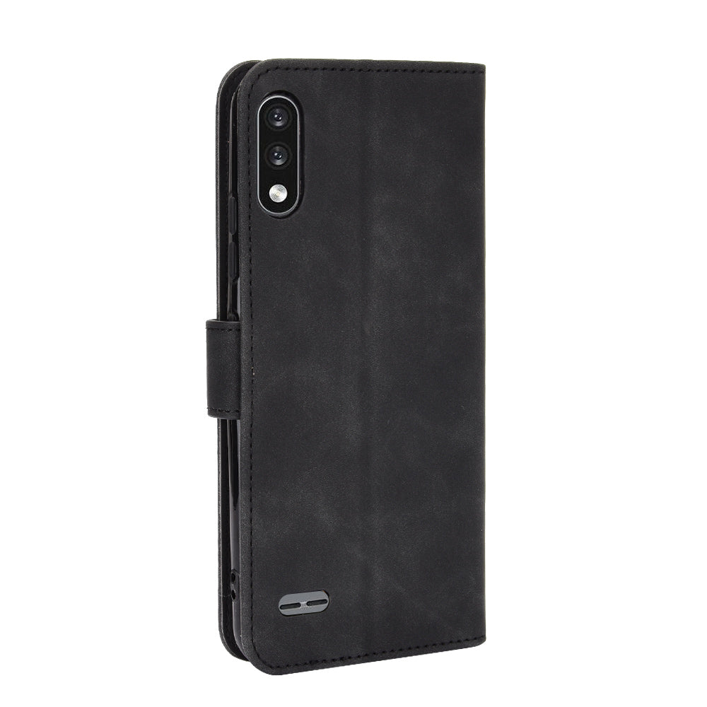 Skin-Touch Leather Phone Case with Card Slots and Cash Pocket for LG K22