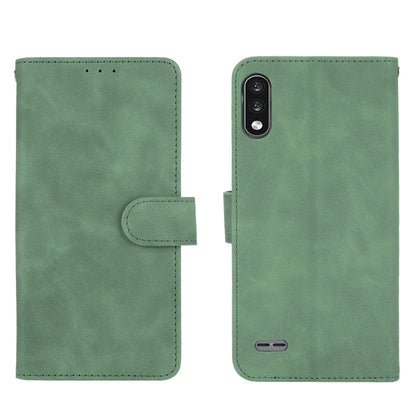 Skin-Touch Leather Phone Case with Card Slots and Cash Pocket for LG K22