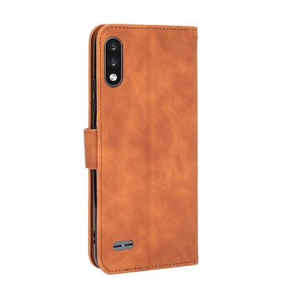 Skin-Touch Leather Phone Case with Card Slots and Cash Pocket for LG K22