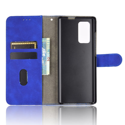 Skin-touch PU Leather Wallet Cell Phone Case for LG Wing 5G