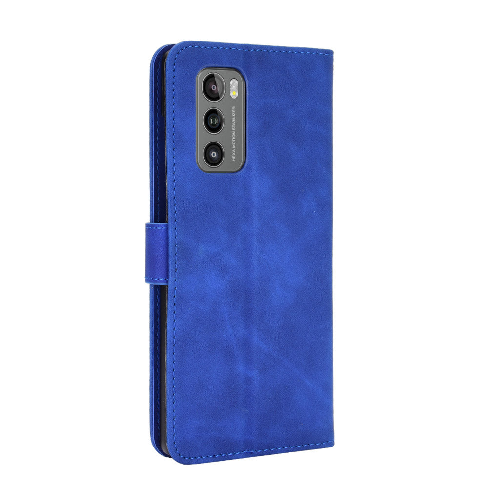 Skin-touch PU Leather Wallet Cell Phone Case for LG Wing 5G