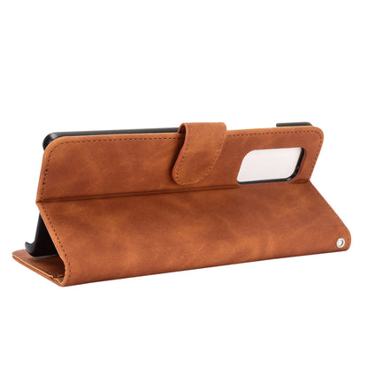 Skin-touch PU Leather Wallet Cell Phone Case for LG Wing 5G