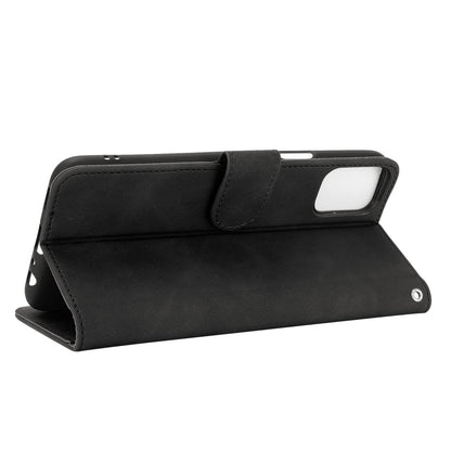 Skin-Touch-Feeling Folio Flip Leather Wallet Stand Phone Case for LG K42