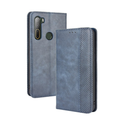 Vintage Style Wallet Leather Stand Case for HTC U20 5G (2020)