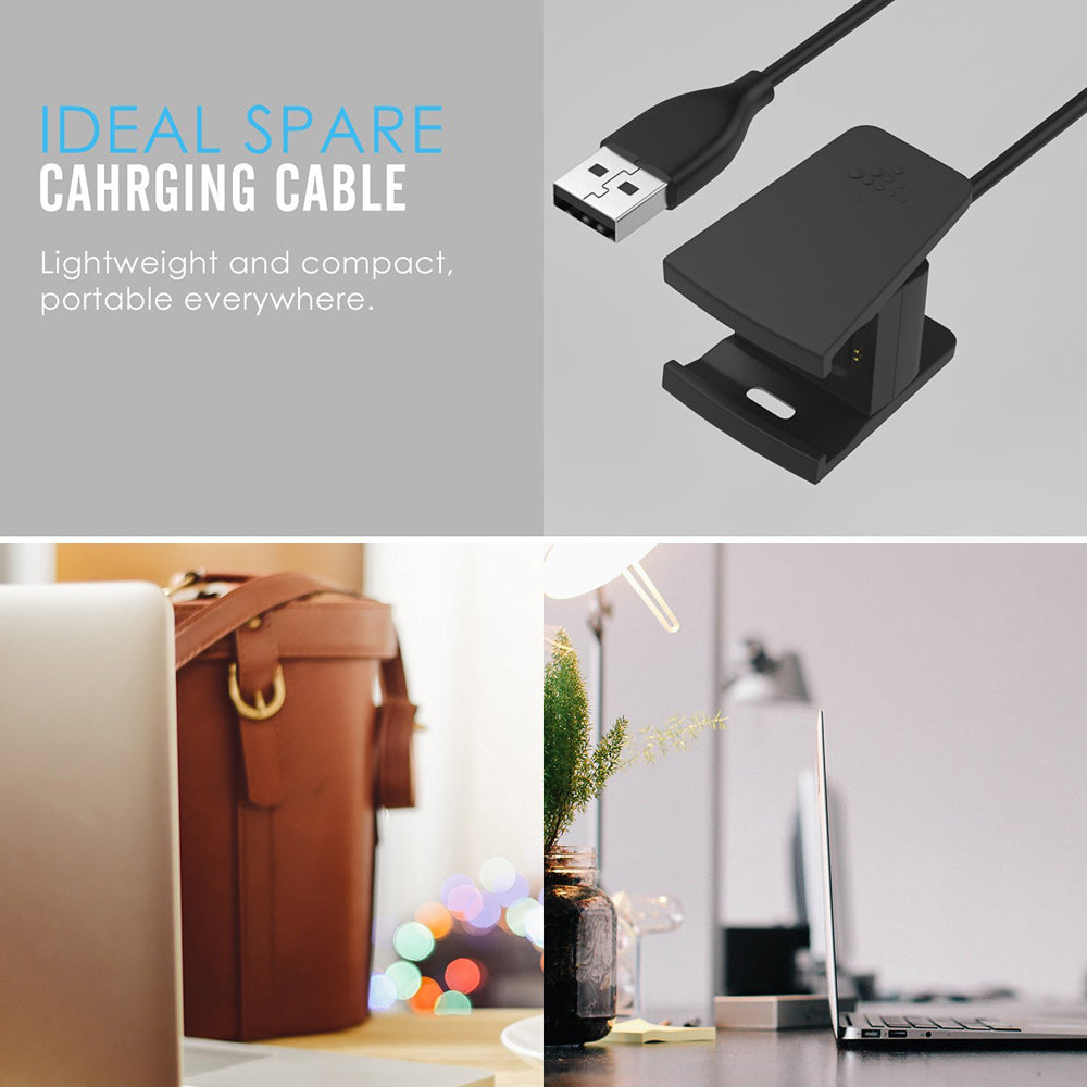 Replacement USB Charger Charging Cable Cradle Dock Adapter for Fitbit Charge 2 Smart Wristband