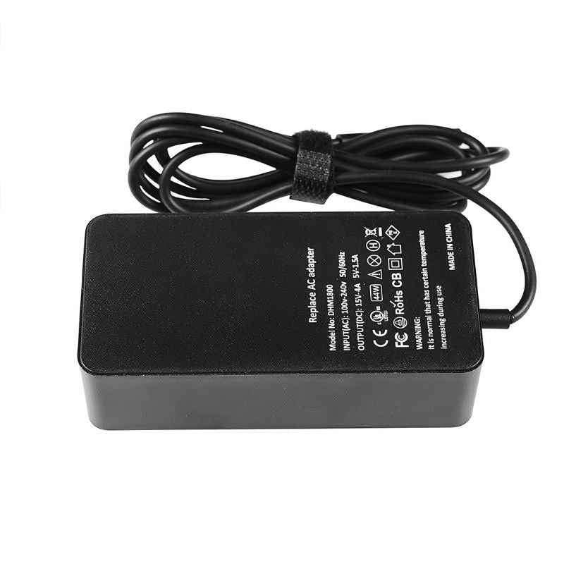 15V 4A Power Charger Adapter for Microsoft Pro 5/4/3, Surface Book 2017/1706/1800/1735/1736